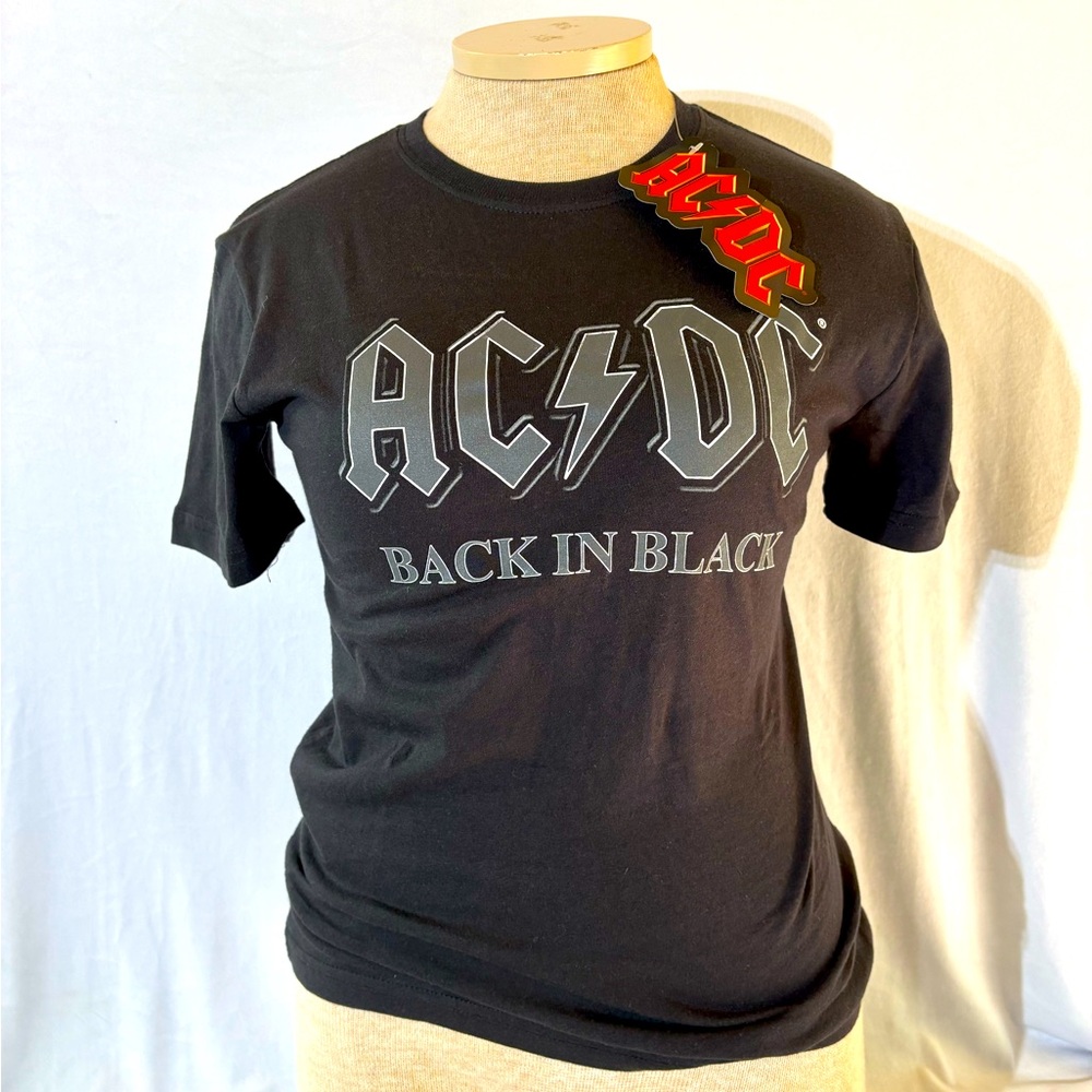 AC/DC Black Cotton Tee Kids